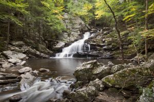 A waterfall in the Berkshires